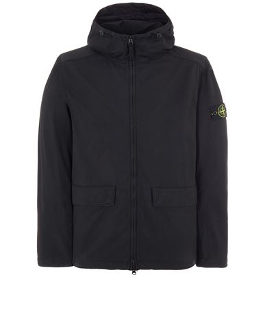 stone island waterproof jacket black