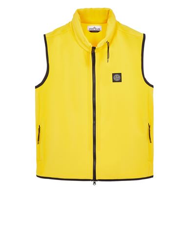STONE ISLAND G0427 LIGHT SOFT SHELL-R_e.dye® TECHNOLOGY  Vest Man Yellow CAD 516