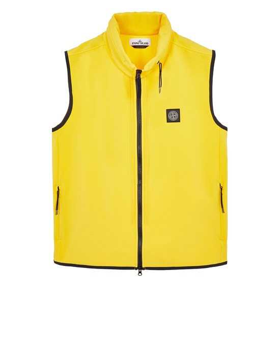  STONE ISLAND G0427 LIGHT SOFT SHELL-R_e.dye® TECHNOLOGY  Vest Man Yellow