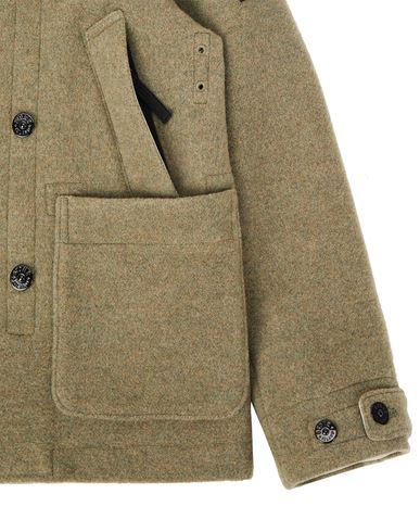 stone island wool coat