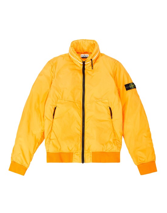 Blouson Homme 40133 GARMENT DYED CRINKLE REPS NY WITH PRIMALOFT®-TC Front STONE ISLAND TEEN