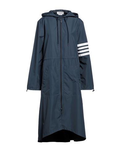 Thom Browne Woman Overcoat Blue Size 8 Polyester