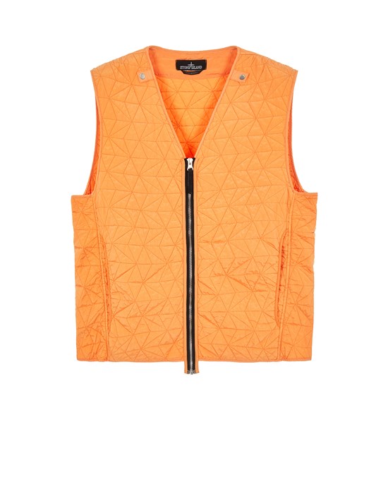 STONE ISLAND SHADOW PROJECT G0314 LINER VEST_CHAPTER 1
QUILTED SHINY NYLON Waistcoat Man Orange.