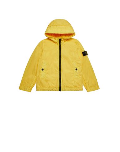 STONE ISLAND KIDS 40233 CRINKLE REPS NYLON GARMENT DYED Jacket Man Yellow CAD 440
