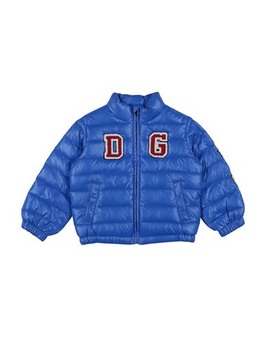 Shop Dolce & Gabbana Toddler Boy Puffer Azure Size 4 Polyamide In Blue