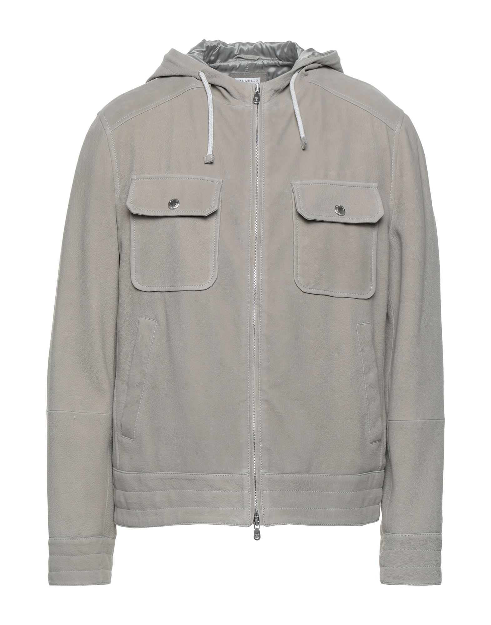 Brunello Cucinelli Jackets In Dove Grey | ModeSens