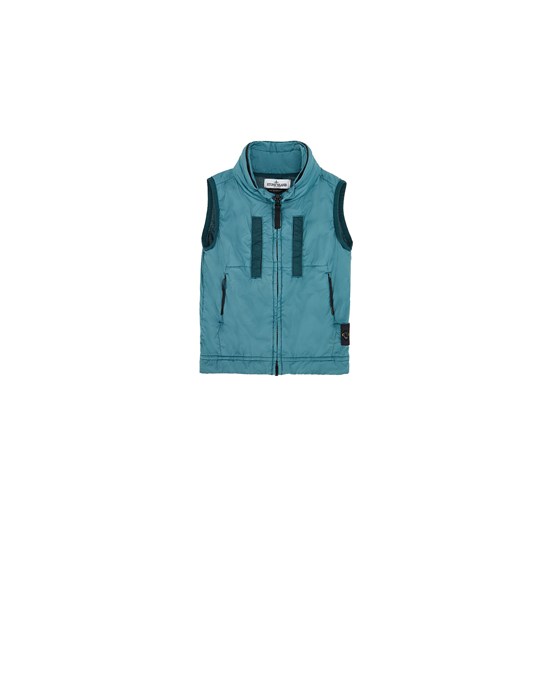 Gilet Homme G0132 STRETCH NYLON CANVAS_GARMENT DYED Front STONE ISLAND BABY