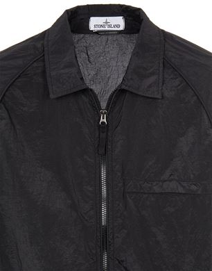 Stone island nylon store metal zip shirt