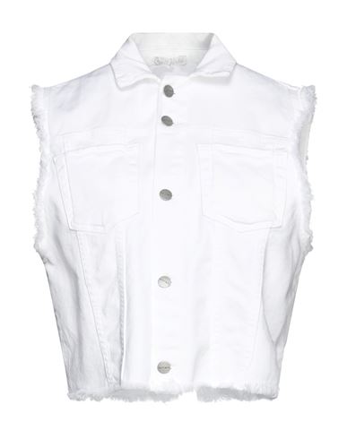 Susy-mix Woman Jacket White Size S/m Cotton, Elastane