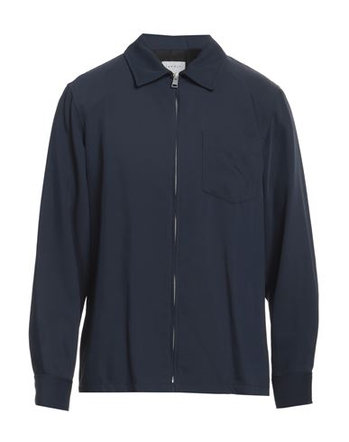 Sandro Man Overcoat & Trench Coat Navy Blue Size Xs Polyamide, Viscose