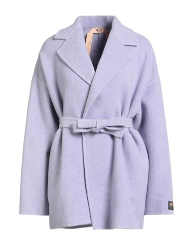 Shop N°21 Woman Coat Lilac Size 2 Wool, Polyamide
