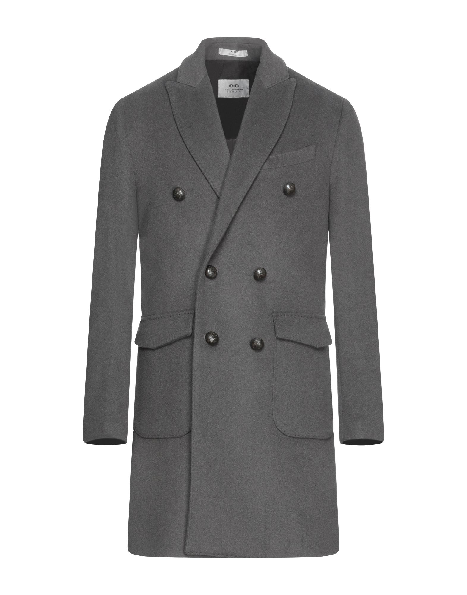 Cc Collection Corneliani Coats In Lead