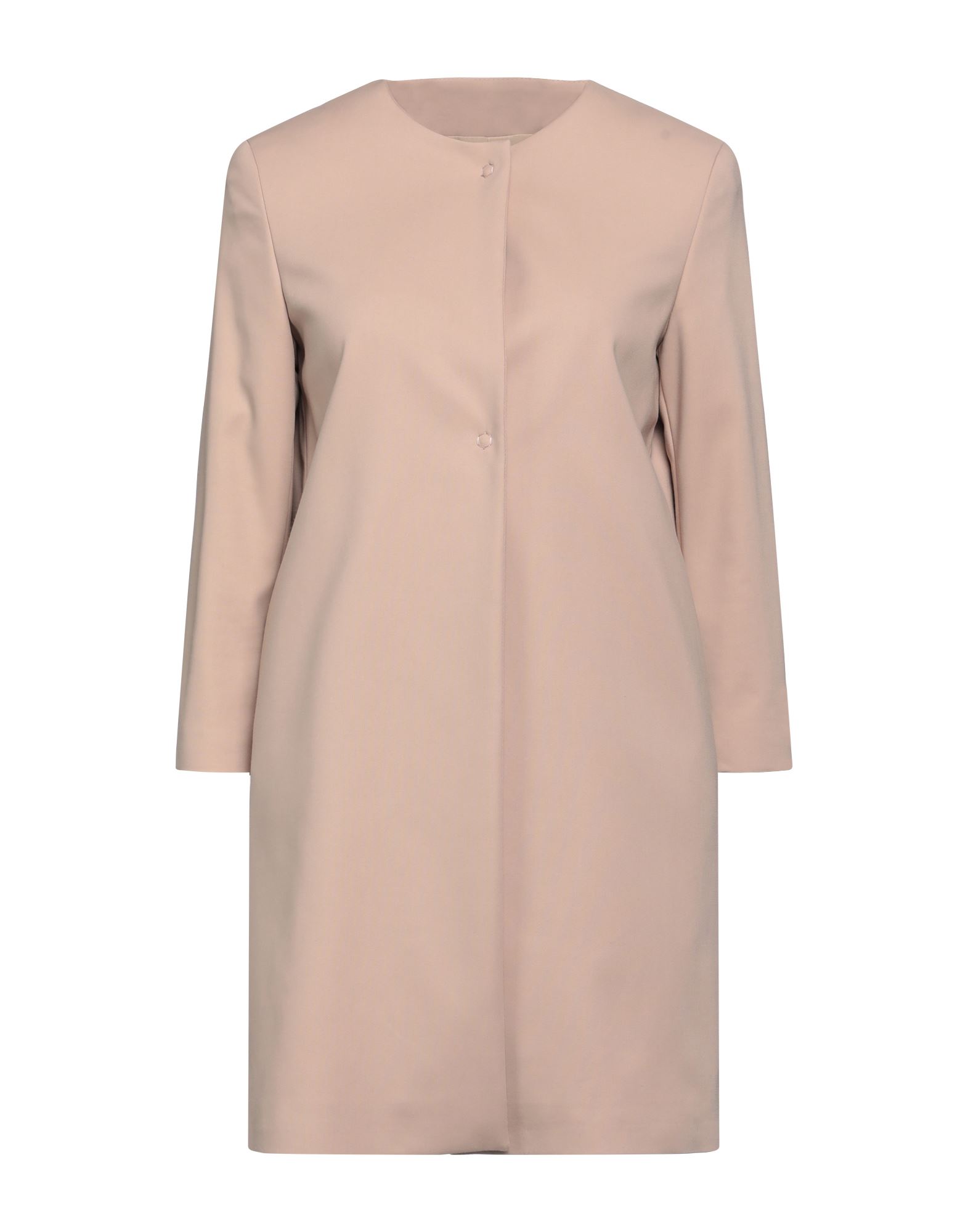 Shop Annie P . Woman Overcoat Blush Size 10 Cotton, Elastane In Pink