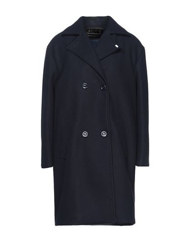 Woman Overcoat & Trench Coat Black Size S Viscose