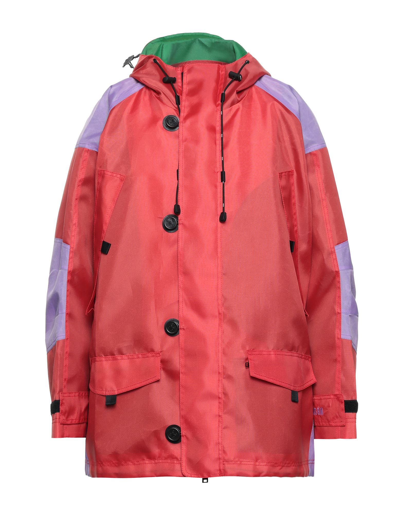 Msgm Overcoats In Red