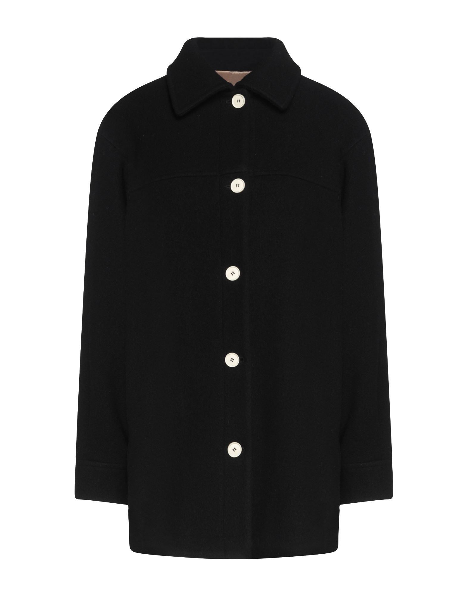 Alysi Coats In Black