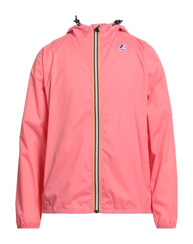 K-way Man Jacket Garnet Size M Polyamide In Red