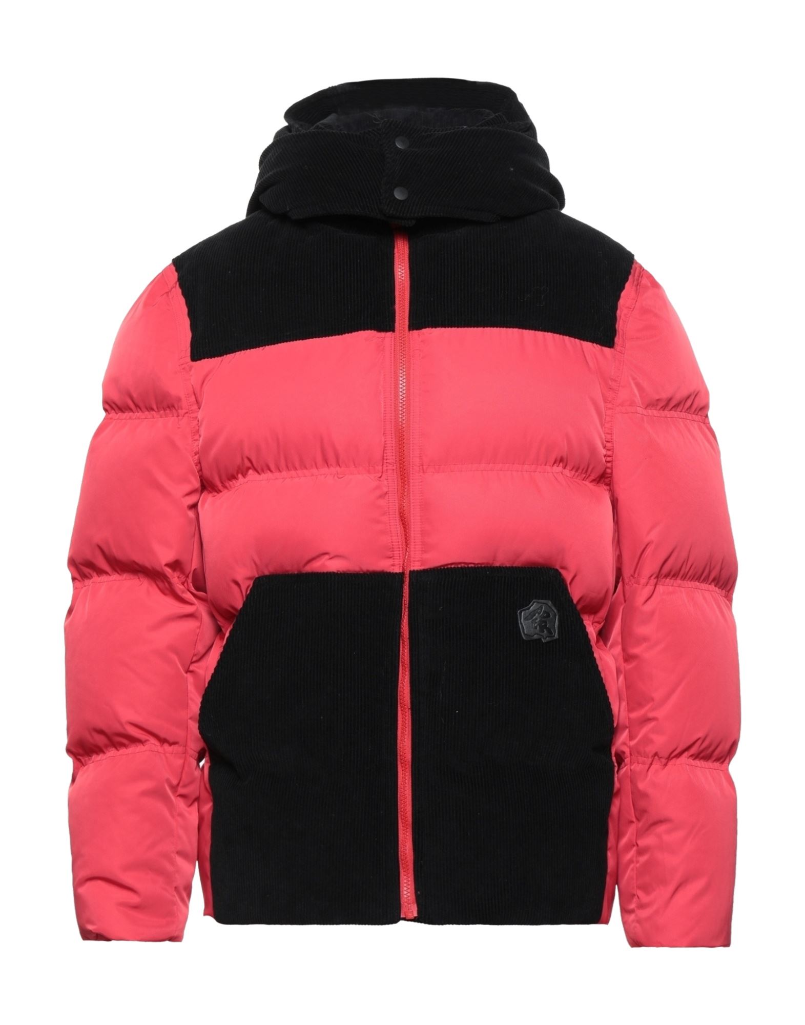 Ader Error Colour-block Panelled Padded Jacket In Red