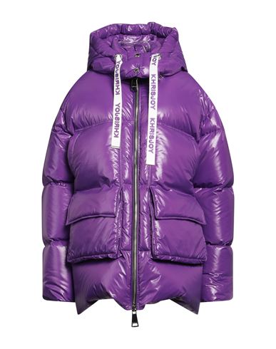 Khrisjoy Woman Down Jacket Purple Size 0 Polyamide