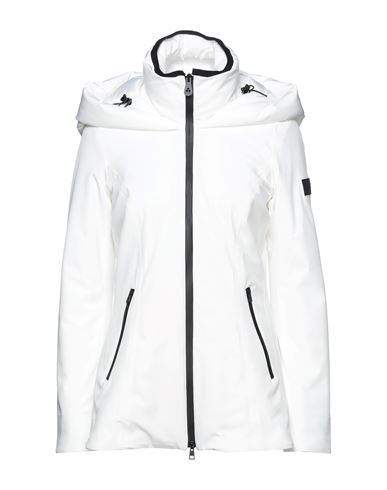 Peuterey Woman Jacket White Size 8 Polyester, Elastane In White