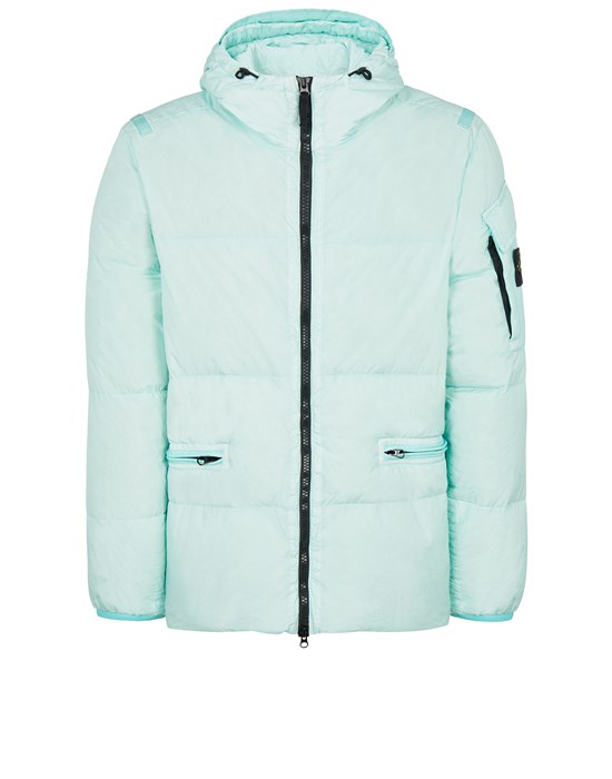 Sold out - STONE ISLAND 40223 GARMENT DYED CRINKLE REPS R-NY DOWN Jacket Man Aqua