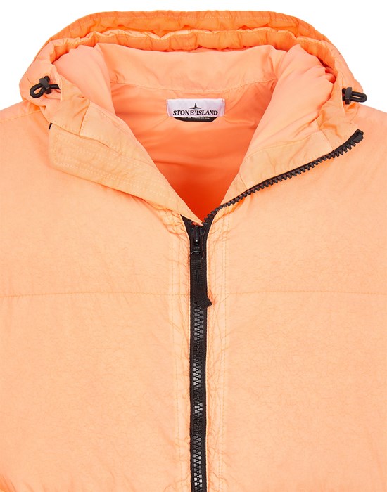 Stone Island Compass-patch padded jacket - Orange