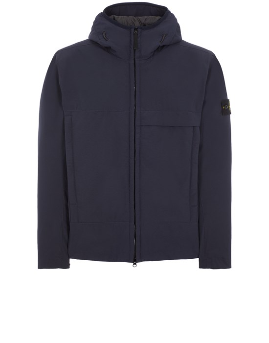 Sold out - Other colours available STONE ISLAND 40527 SOFT SHELL-R_e.dye® TECHNOLOGY WITH PRIMALOFT® P.U.R.E™ INSULATION TECHNOLOGY Jacket Man Blue