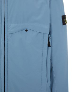 Stone island soft shell best sale baby blue