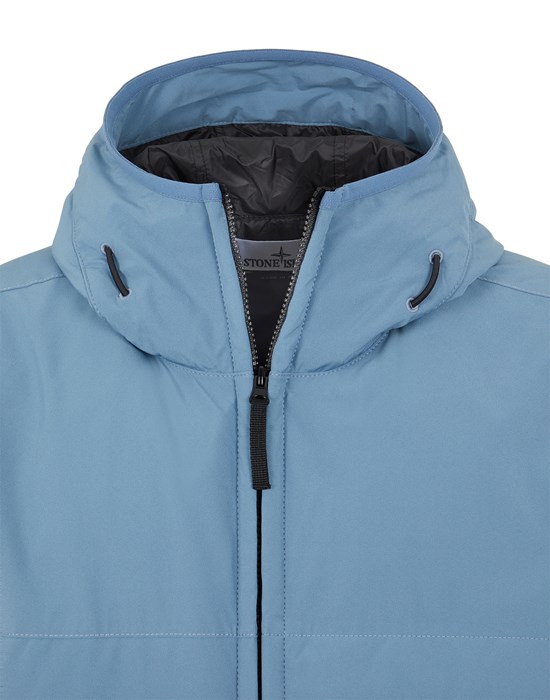 Stone island best sale blue jacket mens