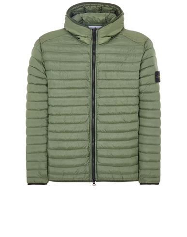 STONE ISLAND 40324 LOOM WOVEN CHAMBERS R-NYLON DOWN-TC_PACKABLE Jacket Man Olive Green EUR 813