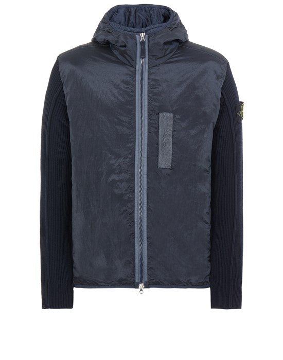 Sold out - Other colours available STONE ISLAND 42730 NYLON METAL IN ECONYL® REGENERATED NYLON + PRIMALOFT-TC AND KNIT Jacket Man Blue