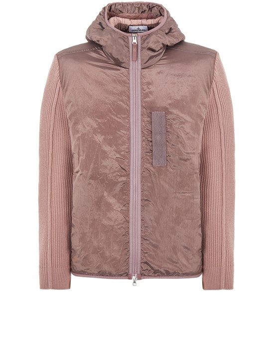 Sold out - STONE ISLAND 42730 NYLON METAL IN ECONYL® REGENERATED NYLON + PRIMALOFT-TC AND KNIT Jacket Man Pink Quartz