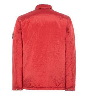 Mens red shop stone island jacket