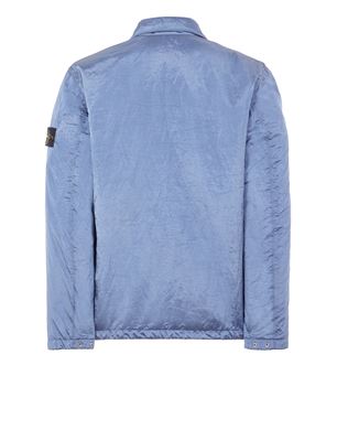 Stone island nylon store metal overshirt blue