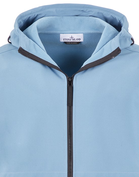 Stone island soft hot sale shell baby blue