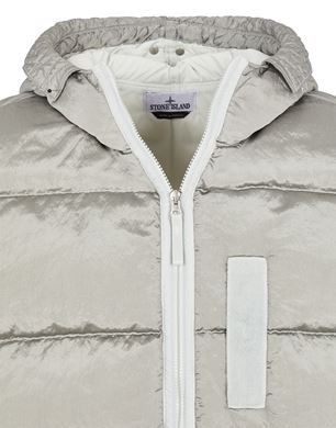 Stone island nylon metal watro hooded hot sale down jacket