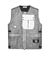1 of 7 - Vest Man G0999 NEEDLE PUNCHED REFLECTIVE Front STONE ISLAND