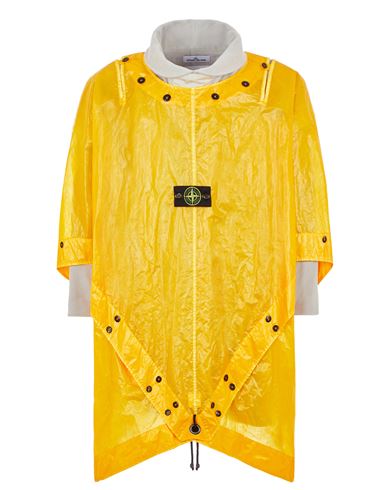 STONE ISLAND 712Q2 MICROFELT WITH RIPSTOP COVER WITH INNER WOOLLEN CLOTH_82/22 EDITION VESTE LONGUE  Homme Jaune EUR 1570