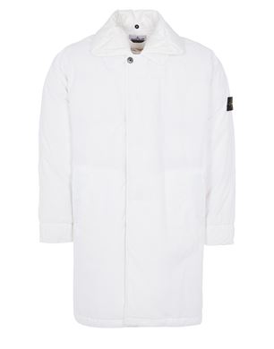 Stone island 2024 white coat