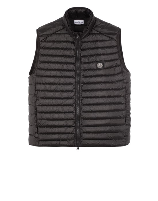Gilet Homme G0224 LOOM WOVEN CHAMBERS R-NYLON DOWN-TC Front STONE ISLAND