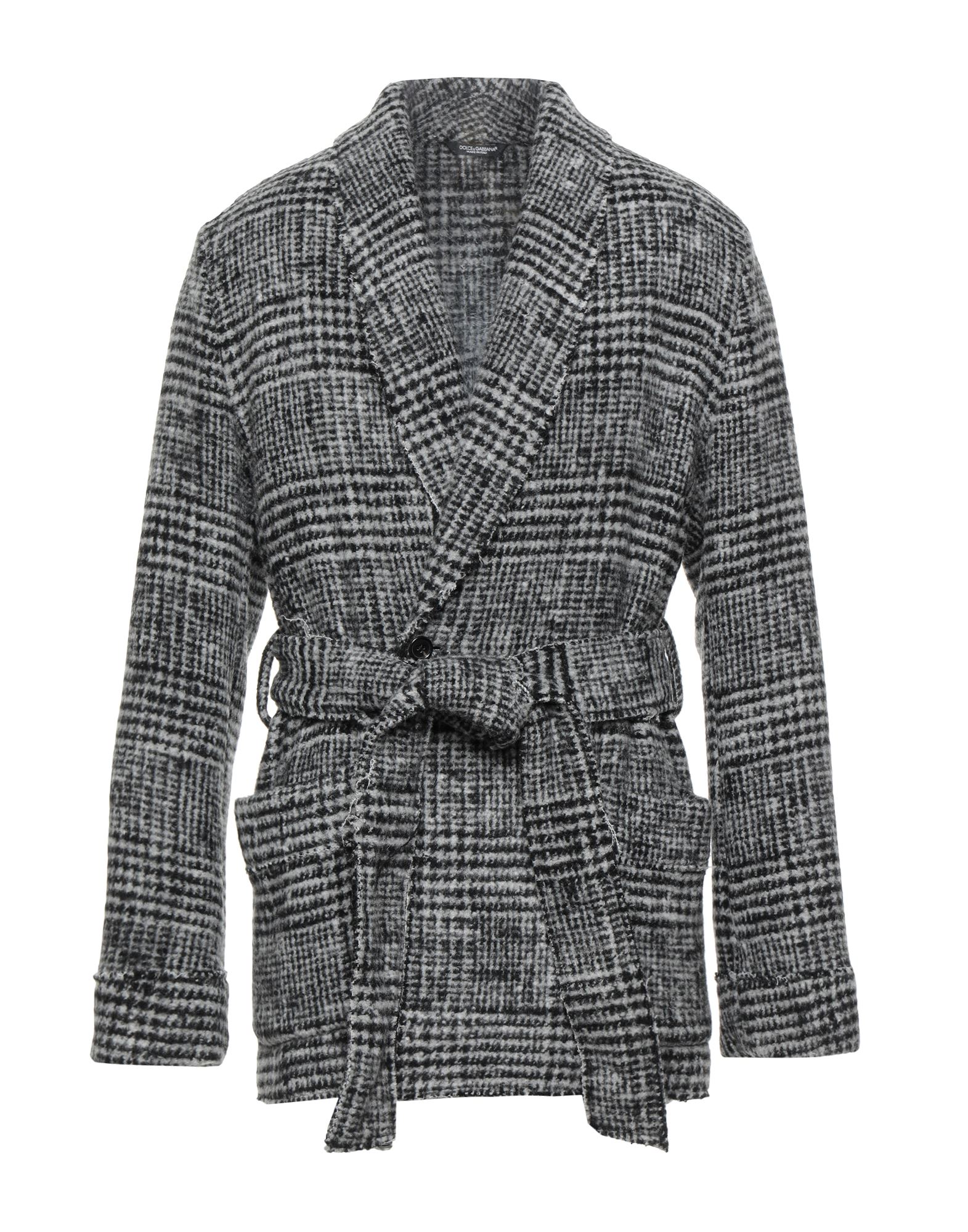 Dolce & Gabbana Coats In Grey