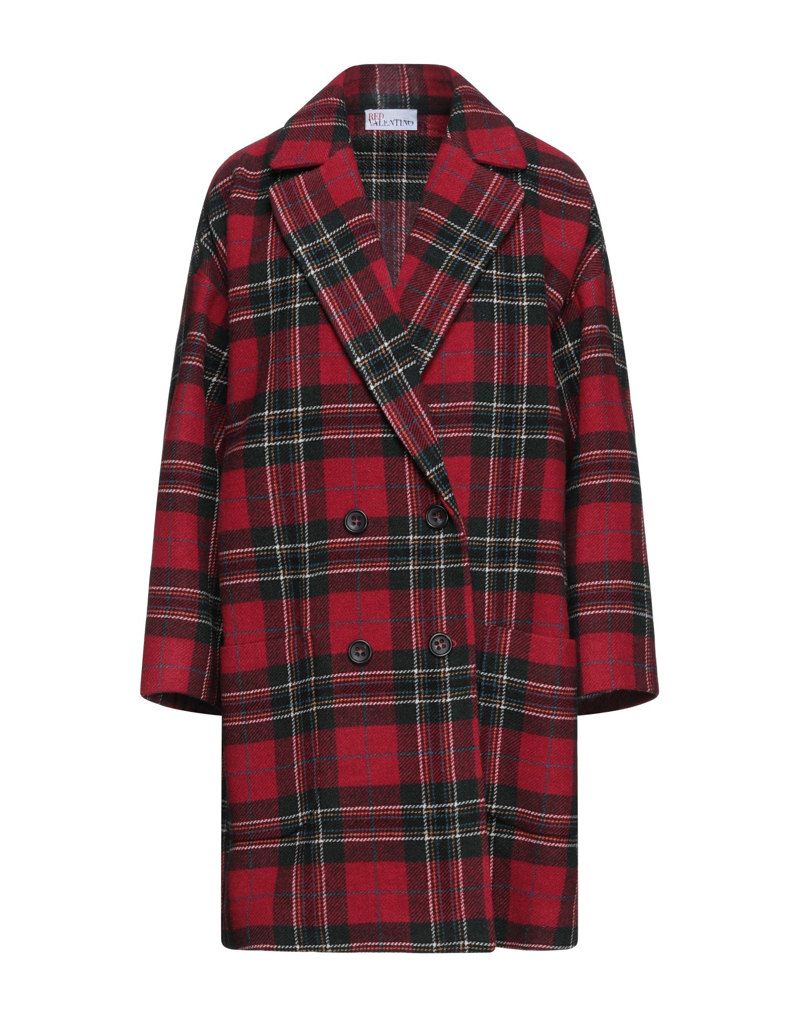 Red Valentino Coats In Red