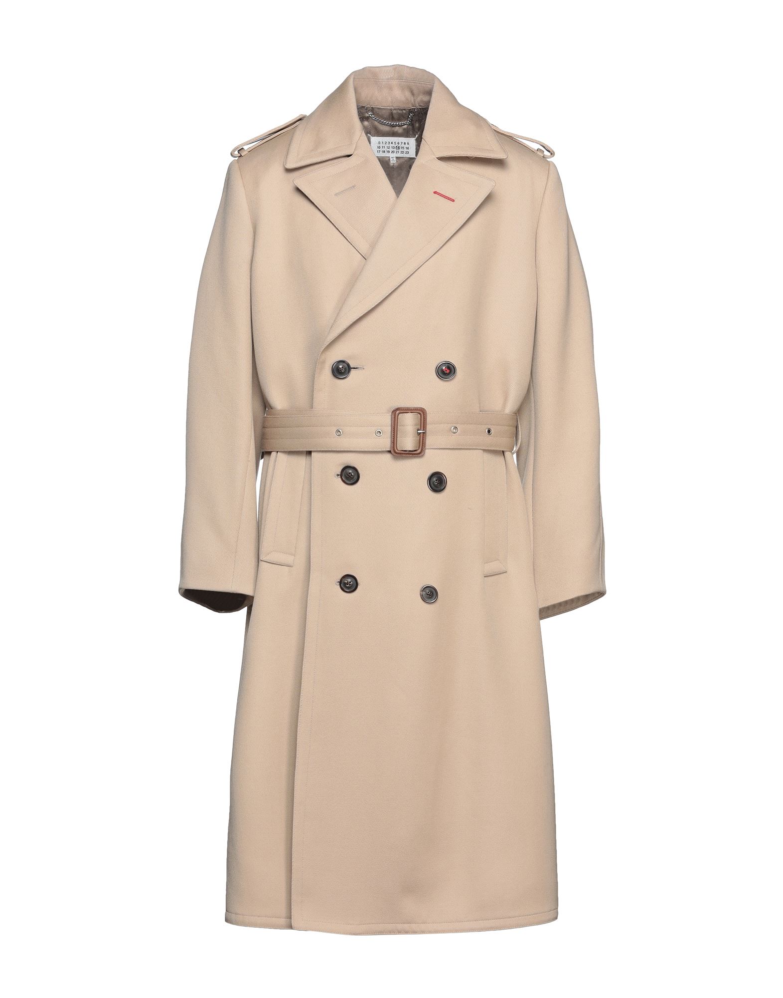 Maison Margiela Coats In Beige | ModeSens