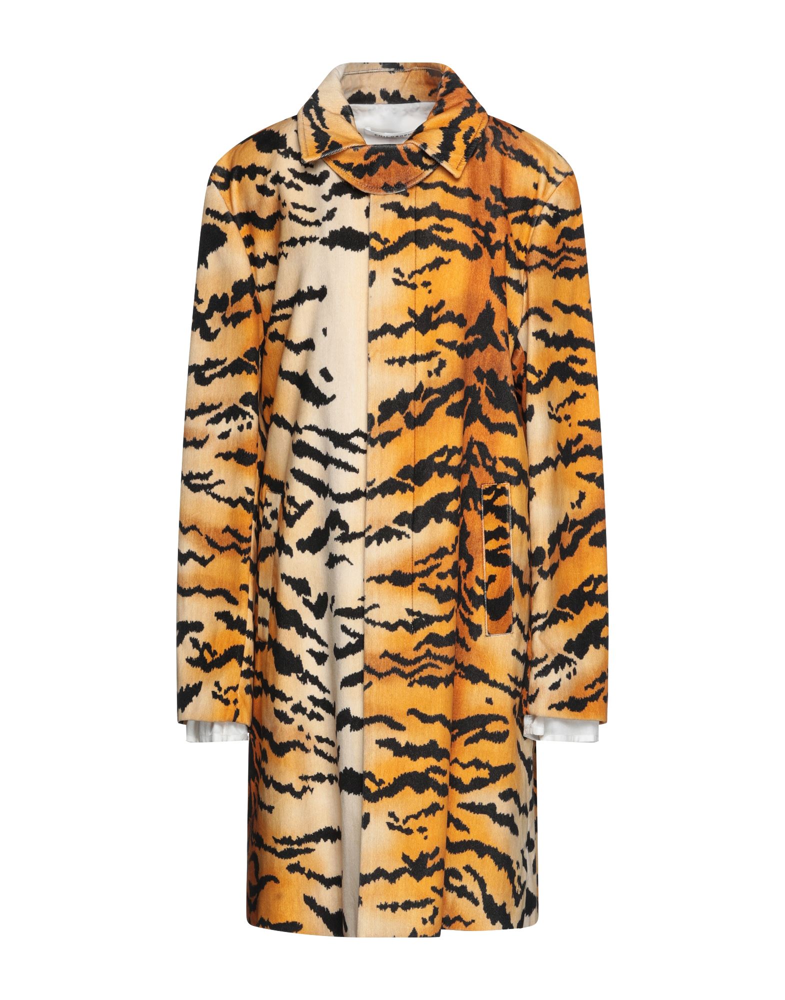 PHILOSOPHY DI LORENZO SERAFINI PHILOSOPHY DI LORENZO SERAFINI WOMAN OVERCOAT & TRENCH COAT ORANGE SIZE 4 COTTON 