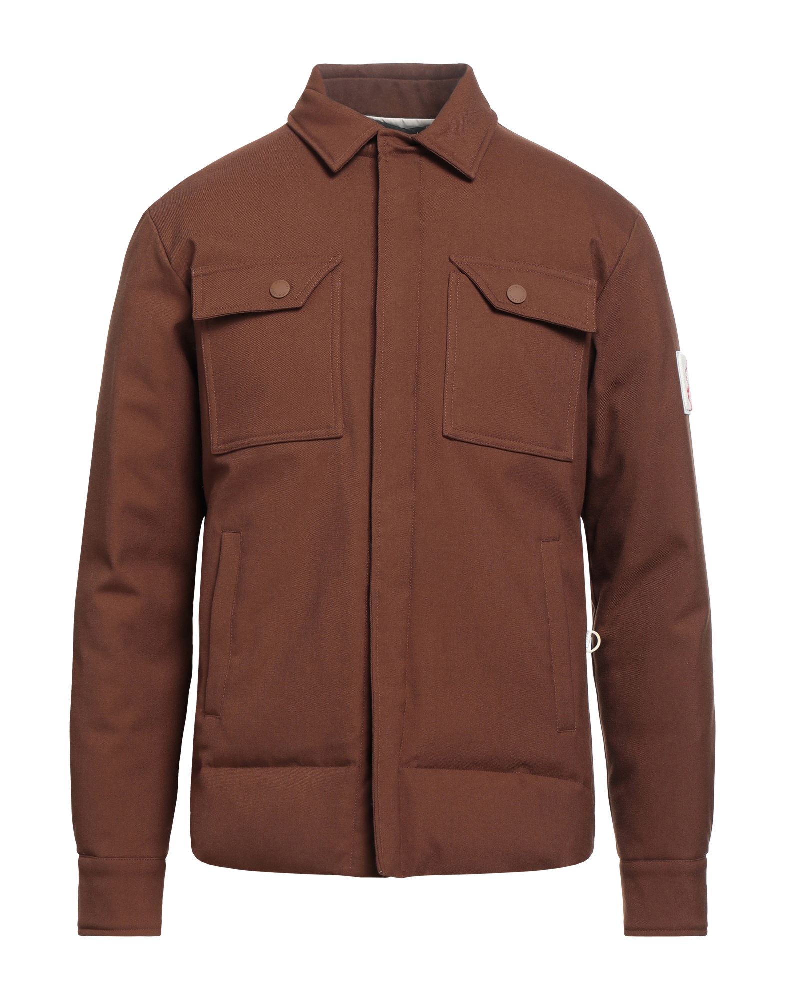 Afterlabel Down Jackets In Brown