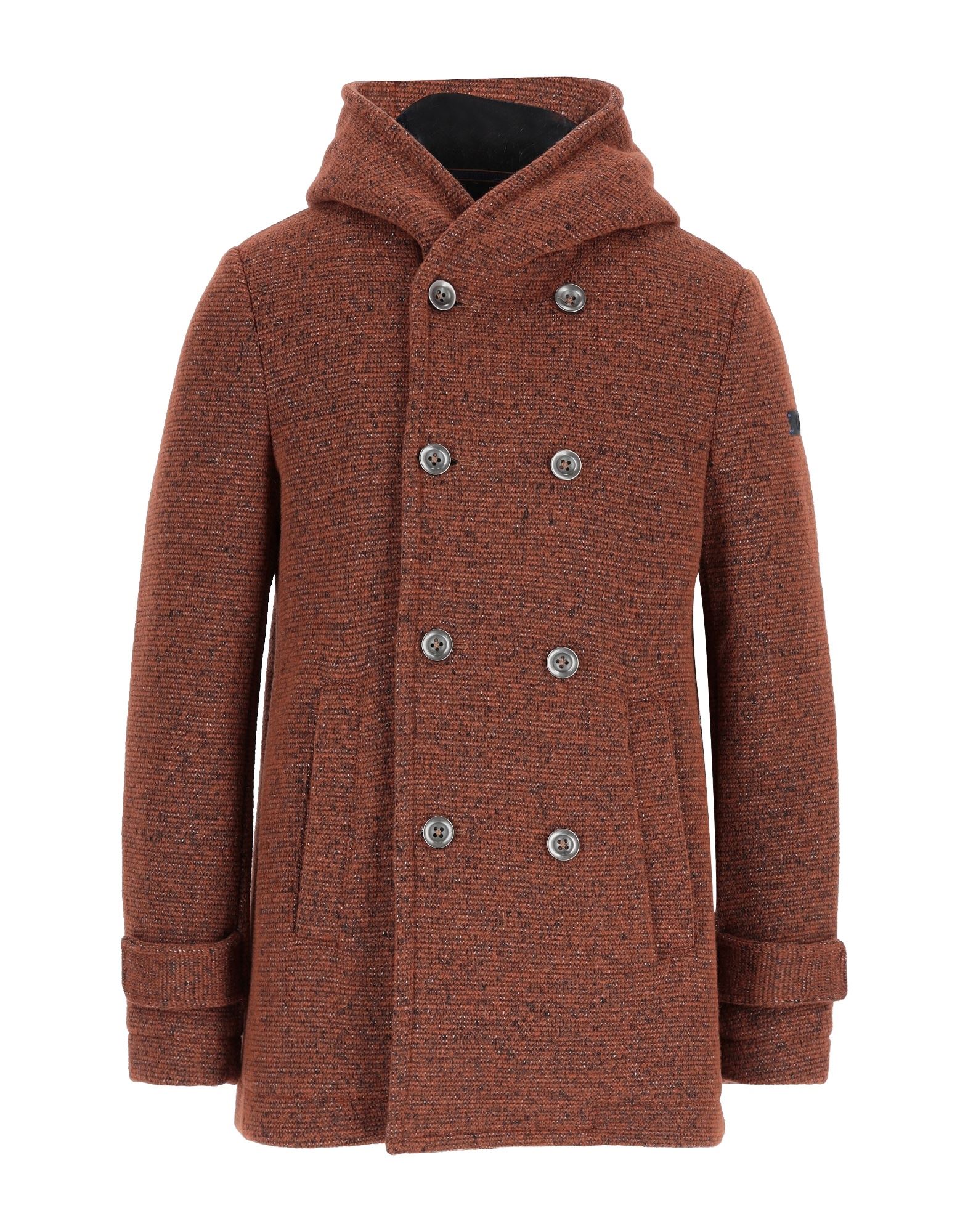 Distretto 12 Coats In Brown