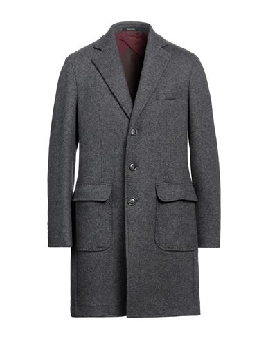 Angelo Nardelli Man Coat Grey Size 42 Wool, Polyamide