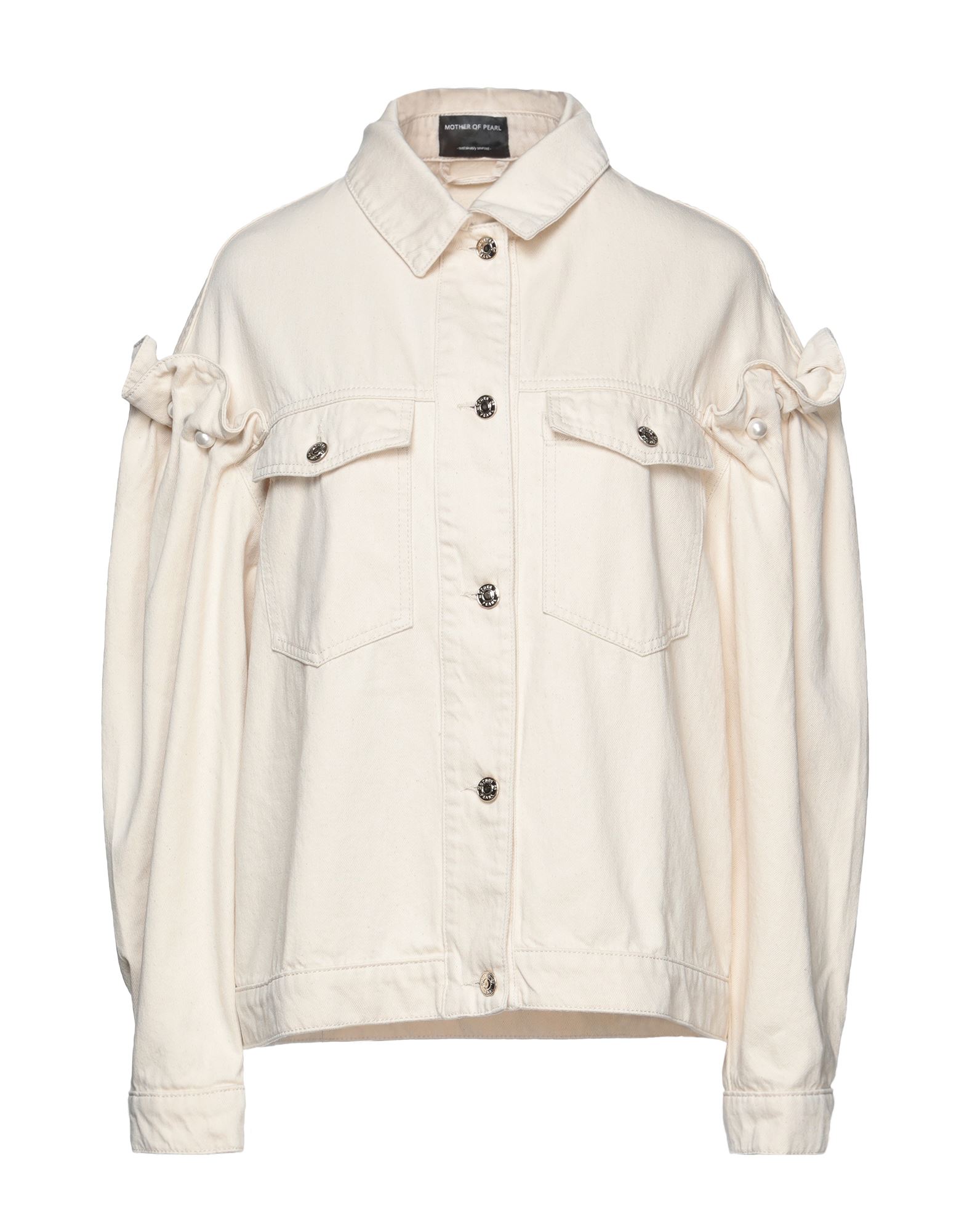 Mother Of Pearl Denim Outerwear In Ivory