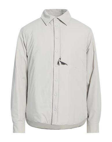 Sease Man Shirt Light Grey Size 42 Nylon, Elastane