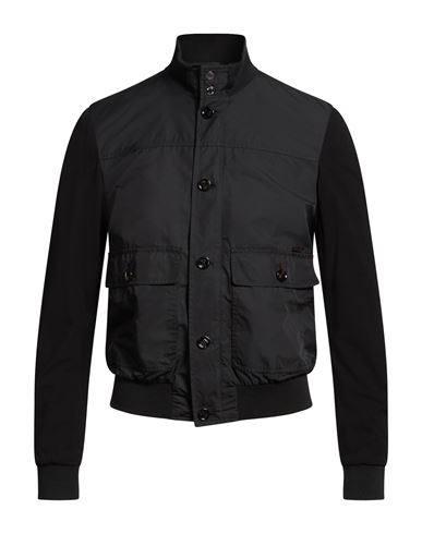 Moorer Man Jacket Black Size 38 Polyester, Viscose, Polyamide, Elastane In Black